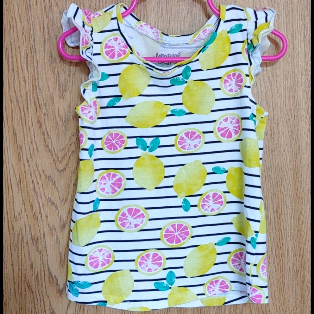 Jumping Beans Ruffle Sleeve Tank
